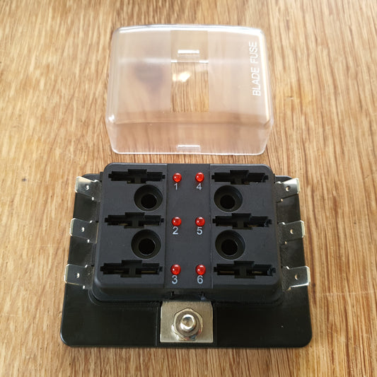 Six Way Blade Fuse Holder