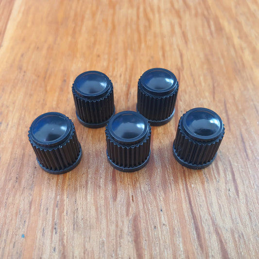 Pack of Five Tire Valve Caps